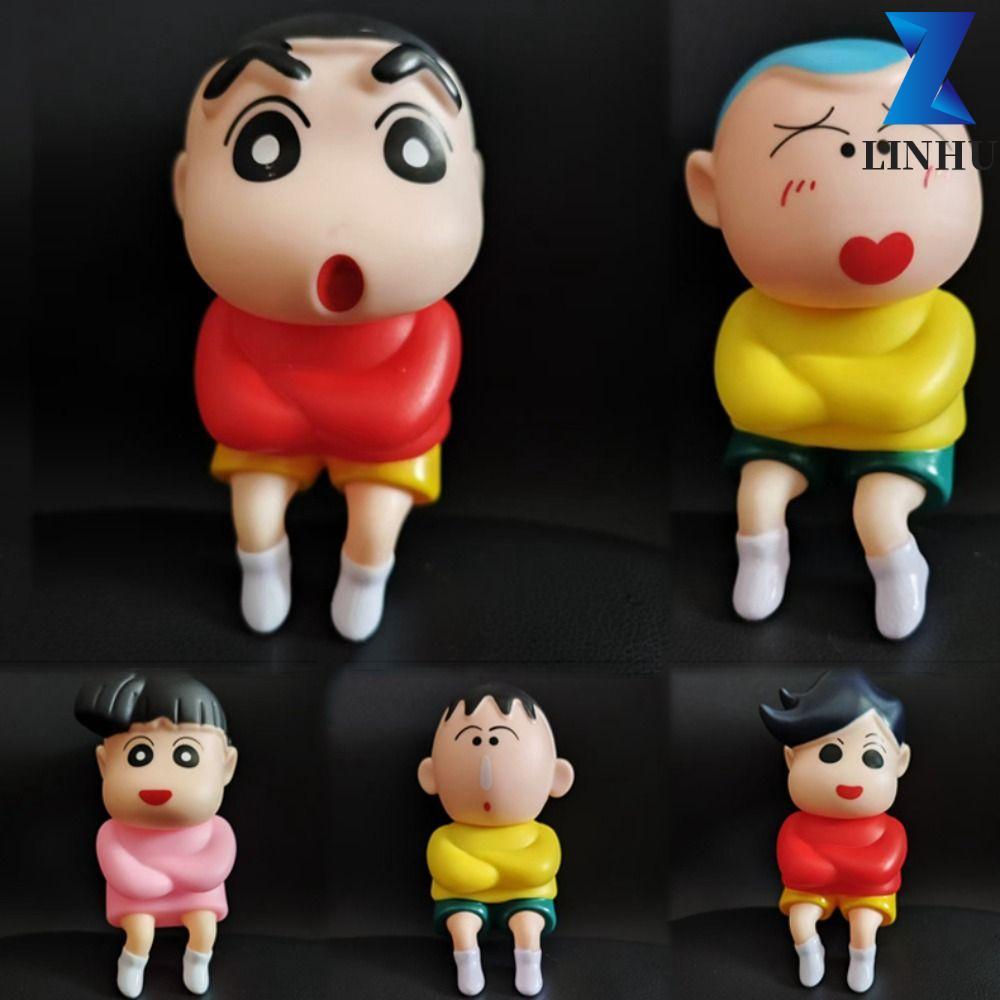 Giá đỡ điện thoại LINHU Crayon Shin-Chan, Búp bê PVC Shinnosuke Nohara Crayon Shin-Chan Hình, Giá đỡ