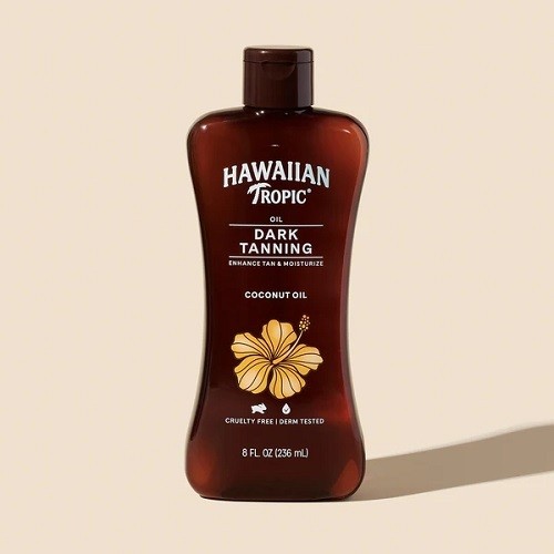 Dầu tắm nắng & dưỡng ẩm da Hawaiian Tropic Dark Tanning Sun Care Moisturizing Oil 236ml (Mỹ)