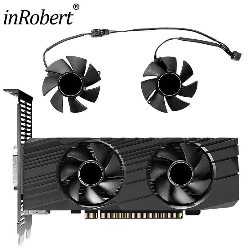 Ii46mm FS1250-S2053A GTX1650 GTX1630 Quạt Card Video Cho Gigabyte GTX 1650 1630 Card Đồ Họa Làm Mát 