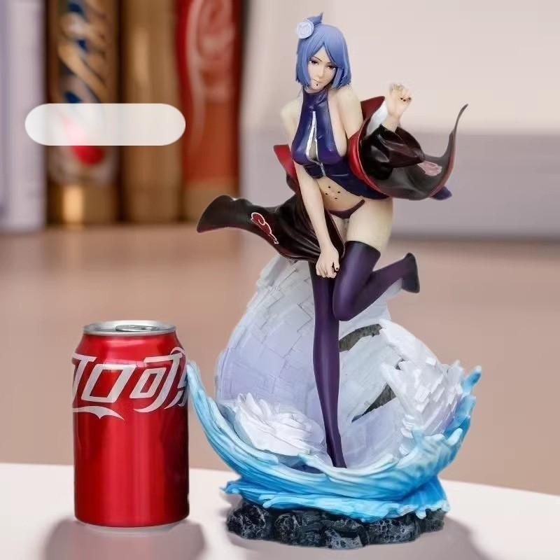 Naruto YOMI YOMI YOMI Shinan Tay Mẫu Đồ Trang Trí PVC Anime Cô Gái Đẹp Tượng Phong Cảnh
