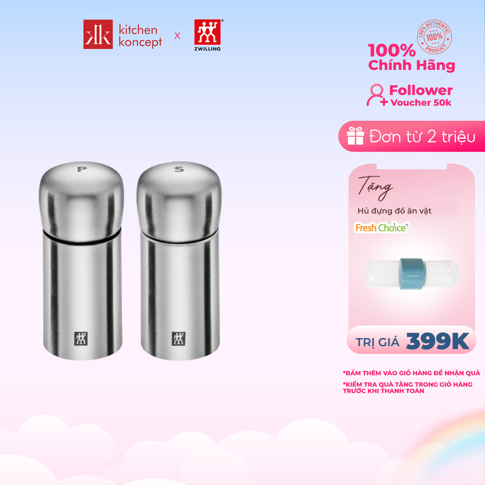 Bộ Xay Muối Và Tiêu Zwilling Spices