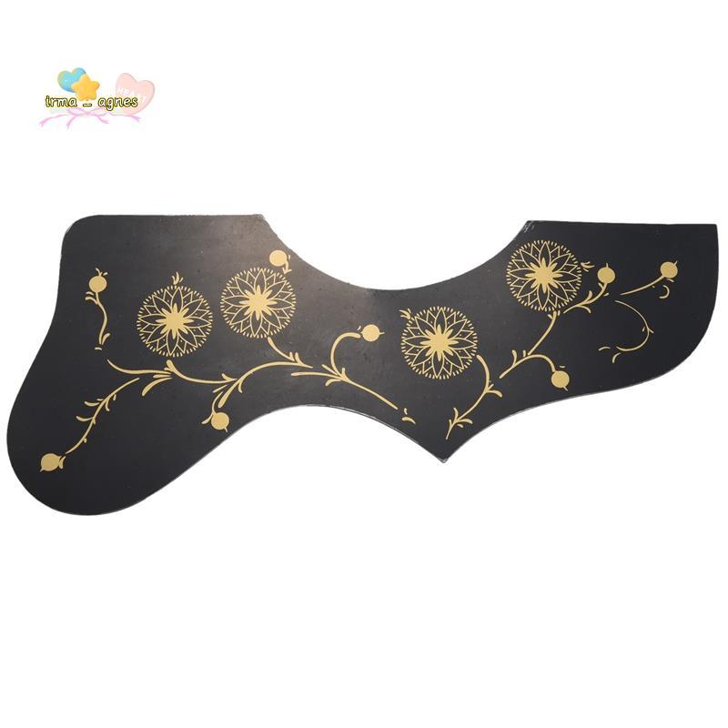 Pickguard đàn Guitar Acoustic phong cách EJ200 trang trí hoa, màu đen