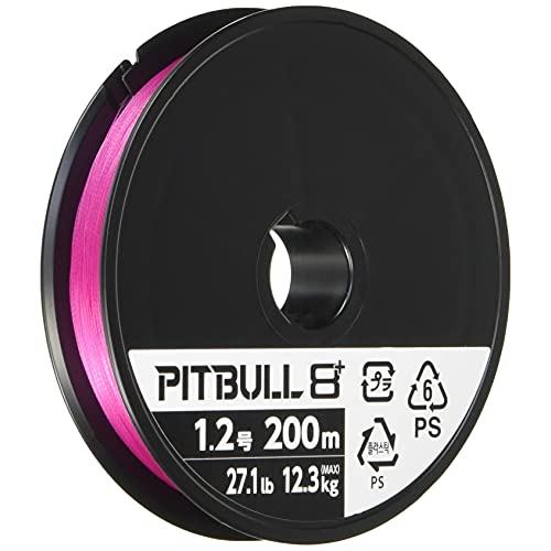 SHIMANO PE Line Pitbull 8+ 200m, Traceable Pink