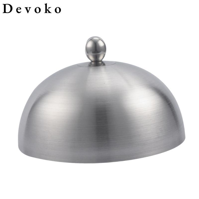 Devoko Basting Hấp Nắp Lưới Inox Cho Burgers Sandwiches Bít Tết 14cmx7cm Phong Cách E