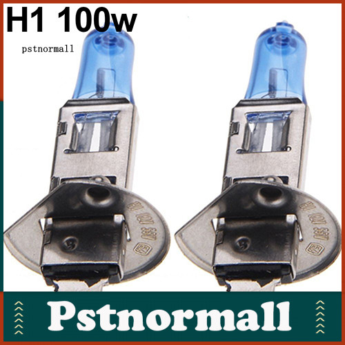 2 Chiếc H1 / H4 / H7 55W / 100W Xenon Khí Halogen Đèn Pha Trắng 12V 5000K Bóng Đèn