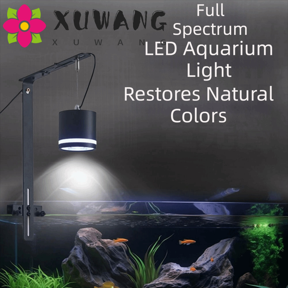 XUWANG LED Aquarium Light Tricolor vô cấp Làm mờ rạn san hô
