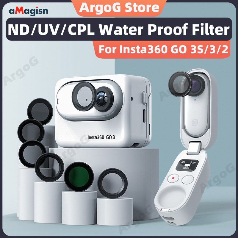 Bộ lọc chống nước aMagicsn cho Insta360 GO 3S GO 3 GO2 CPL UV ND Filter Insta360 GO 3S Phụ kiện