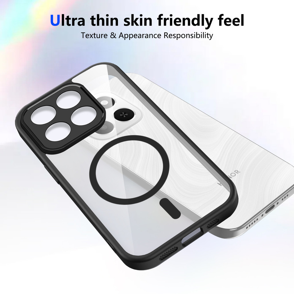 Ốp lưng Honor X6C Vỏ từ tính trong suốt mờ cho vỏ điện thoại Honor X6C