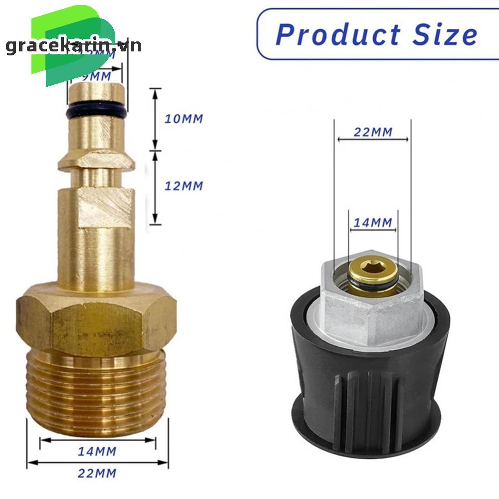 For Karcher Compatible Quick Connect Adapter with Easy Attachment Feature