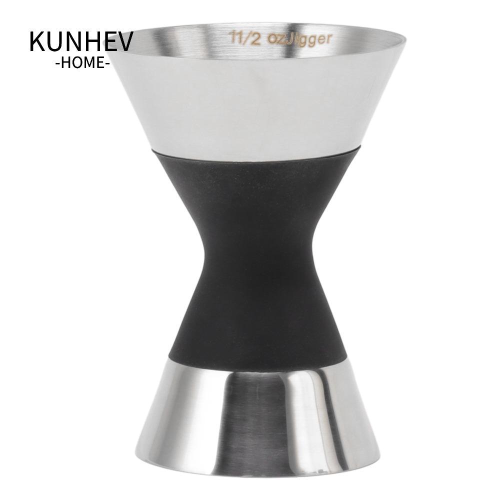 KUNHEV Cocktail Jigger, Jigger Hai Mặt Phong Cách Nhật Bản, Jigger Thép Không Gỉ 304 Chuyên Nghiệp Đ