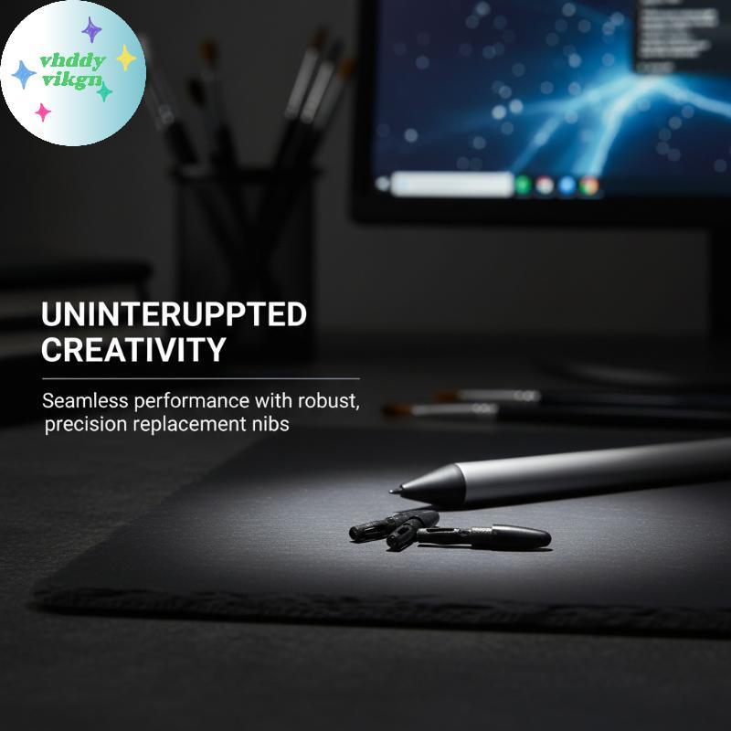 VHDD 10 Cái Nibs Thay Thế Cho P01 Bút Stylus Đầu Thân Thiện Với Màn Hình Phù Hợp Với DECO01 / DECO01