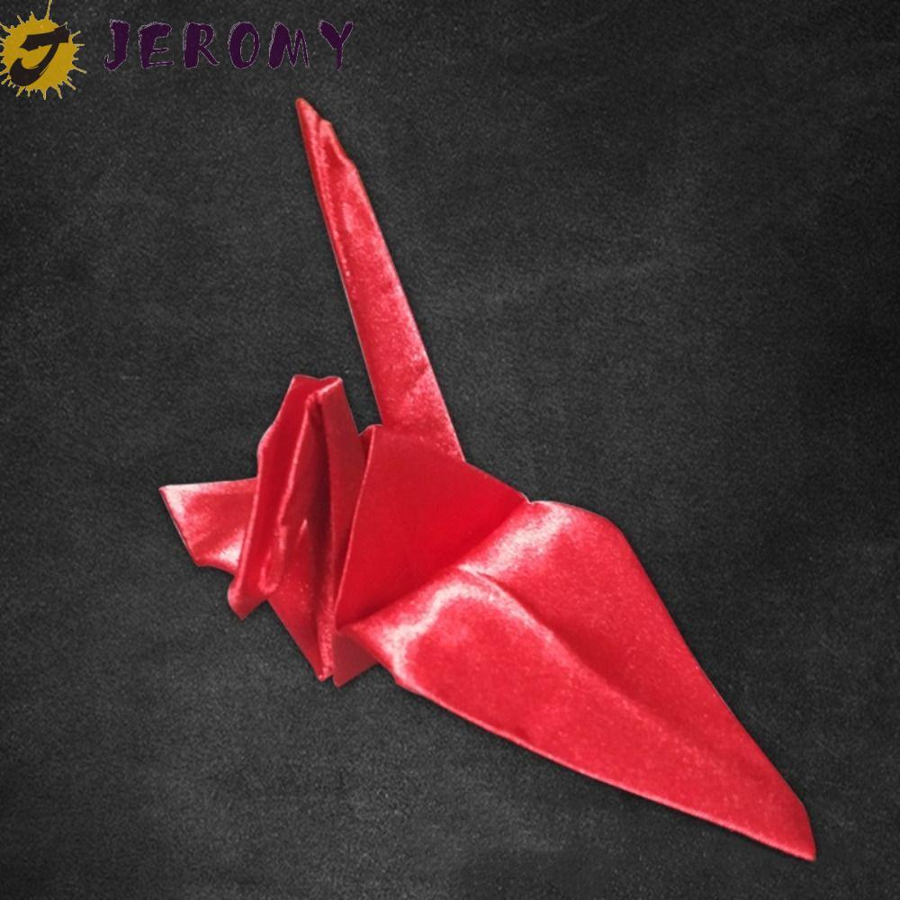JEROMY Magic Trick Paper Crane, Close Up Gimmick Phụ kiện Origami Crane Magic, Bar Party Stage Illus