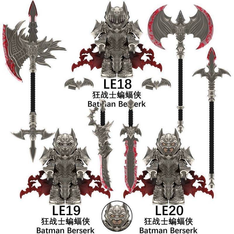 Berserker Batman Armor Cloak New Doll Toy Assembled Building Blocks Doll Toy Toy 3lMQ
