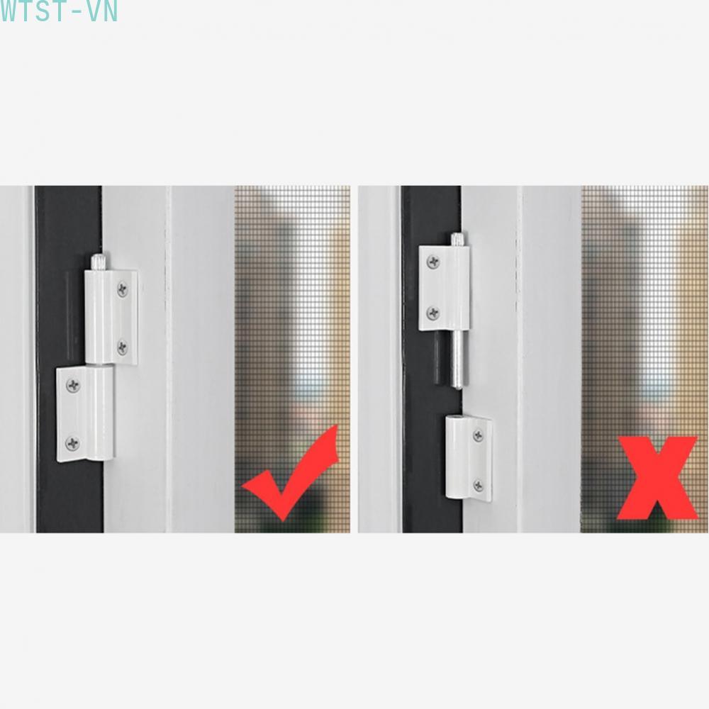 Loose Plastic Steel Hinges Ideal for Home Office Shop White/Black 4mm Hole Pitch