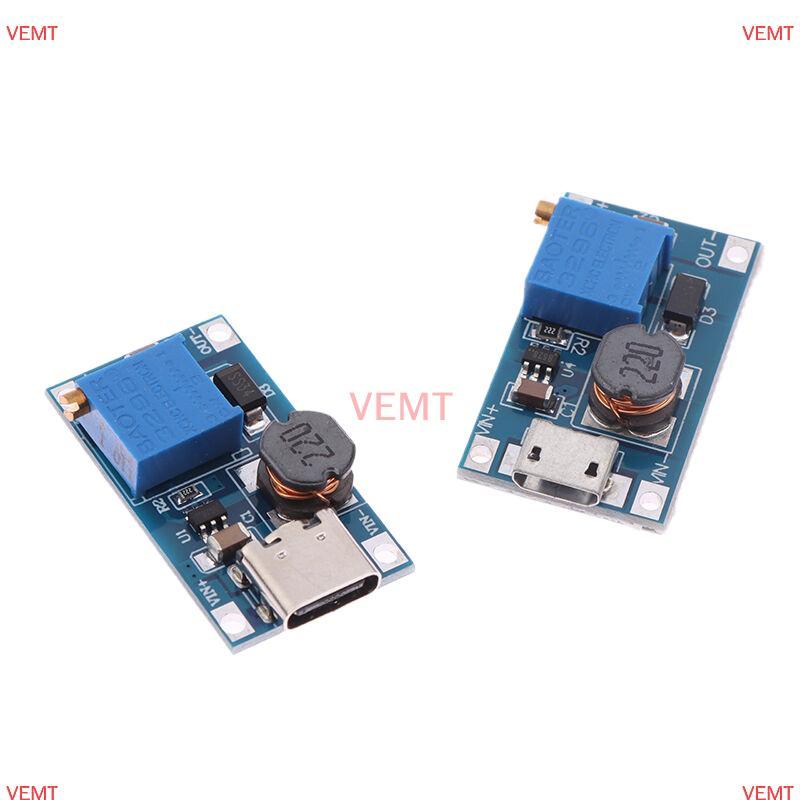[VG] 1 Bộ chuyển đổi bước lên Dc sang Dc Mô-đun nguồn chuyển đổi tăng cường MT3608 Mô-đun cung cấp g