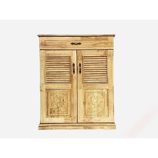[Freeship TPHCM] TỦ GIÀY GỖ CAO SU 80CM