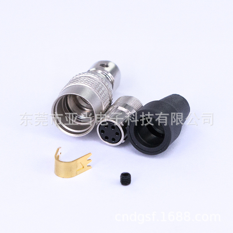 Đầu nối ổ cắm 6 lõi 8 lõi 12 lõi HRS Kích hoạt máy ảnh công nghiệp Hirose Cảm biến M12 Connector