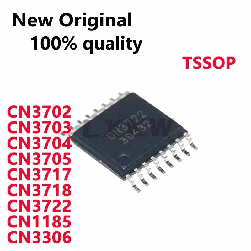 5 CÁI CN3702 CN3703 CN3704 CN3705 CN3717 CN3722 CN1185 CN3306 TSSOP16 chip điện Còn hàng Bán buôn