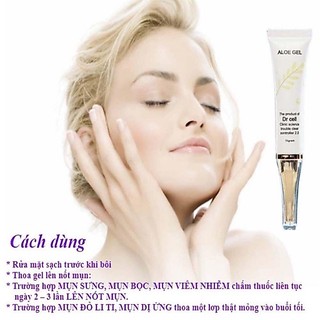 Gel Nha Đam Chấm Mụn Dr Cell 15ml gom khô còi mụn giảm mụn