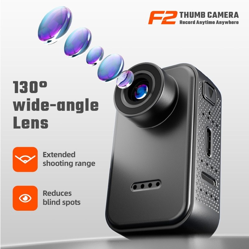 Máy ảnh ngón tay cái Mini mới Lavalier Pet Góc nhìn đầu tiên Camera thể thao Camera ngoài trời260715