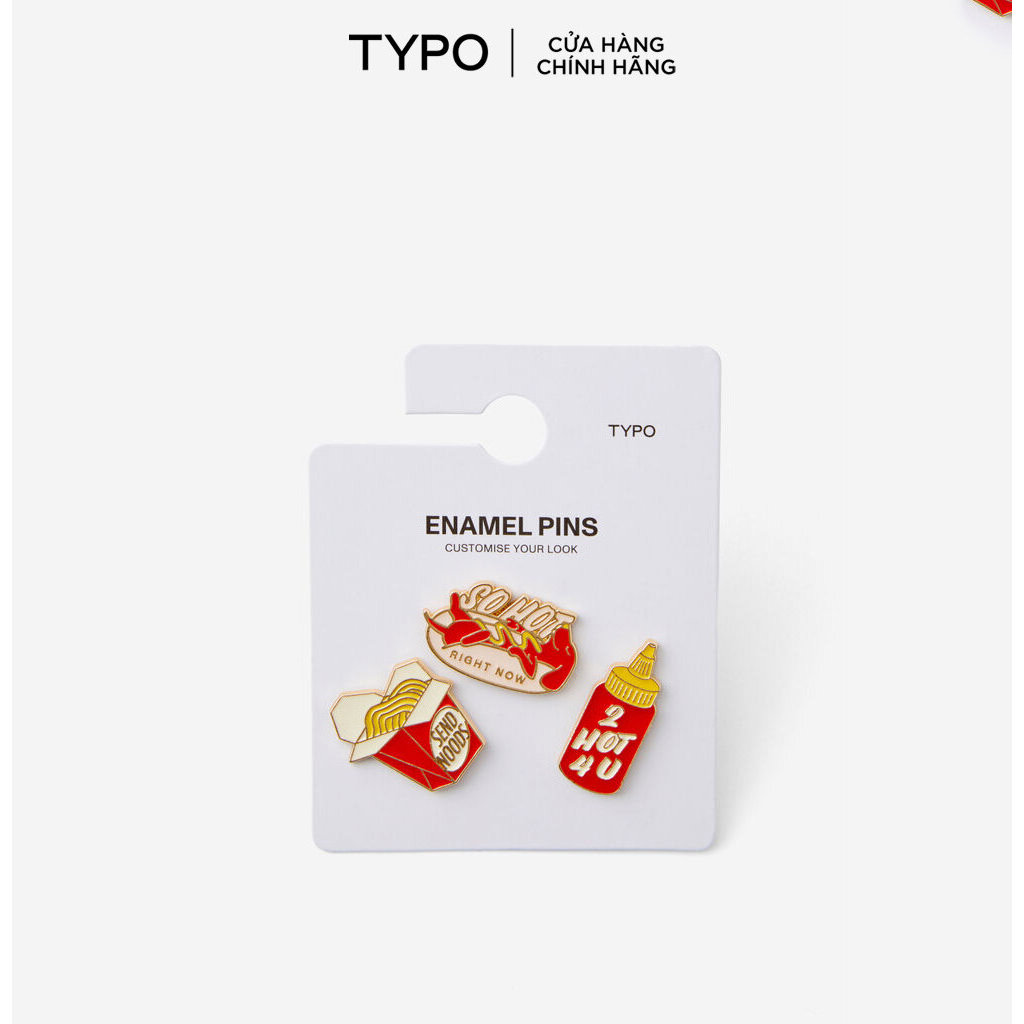 TYPO - Huy Hiệu Cài Áo Enamel Pins 3Pack - 1685799-19