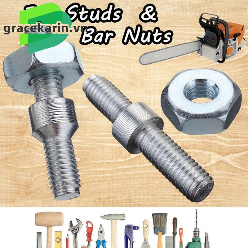 [GRCEKRIN-VN]For Stihl Chainsaw Bar Studs & Nuts Excellent Replacement Parts Practical Choice
