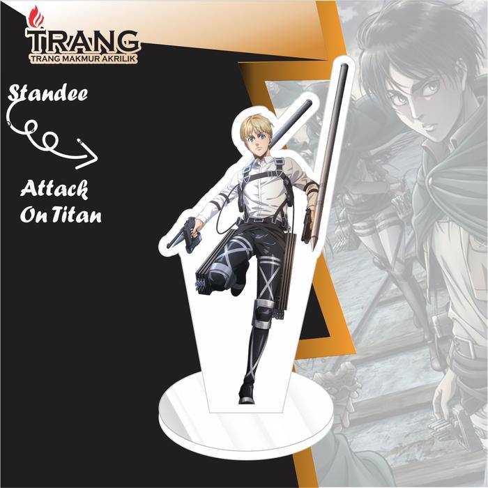 Standee Figure Akrilik Attack On Titan / Standing Action figure Acrylic Attack On Titan - Armin