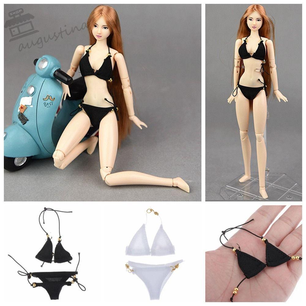 AUGUSTIN Búp Bê Bikini, Bộ Đồ Lót Tỉ Lệ 1 / 6 Đồ Lót Áo Ngực Búp Bê, Phụ Kiện Búp Bê Vải Cơ Thể Nữ Đ