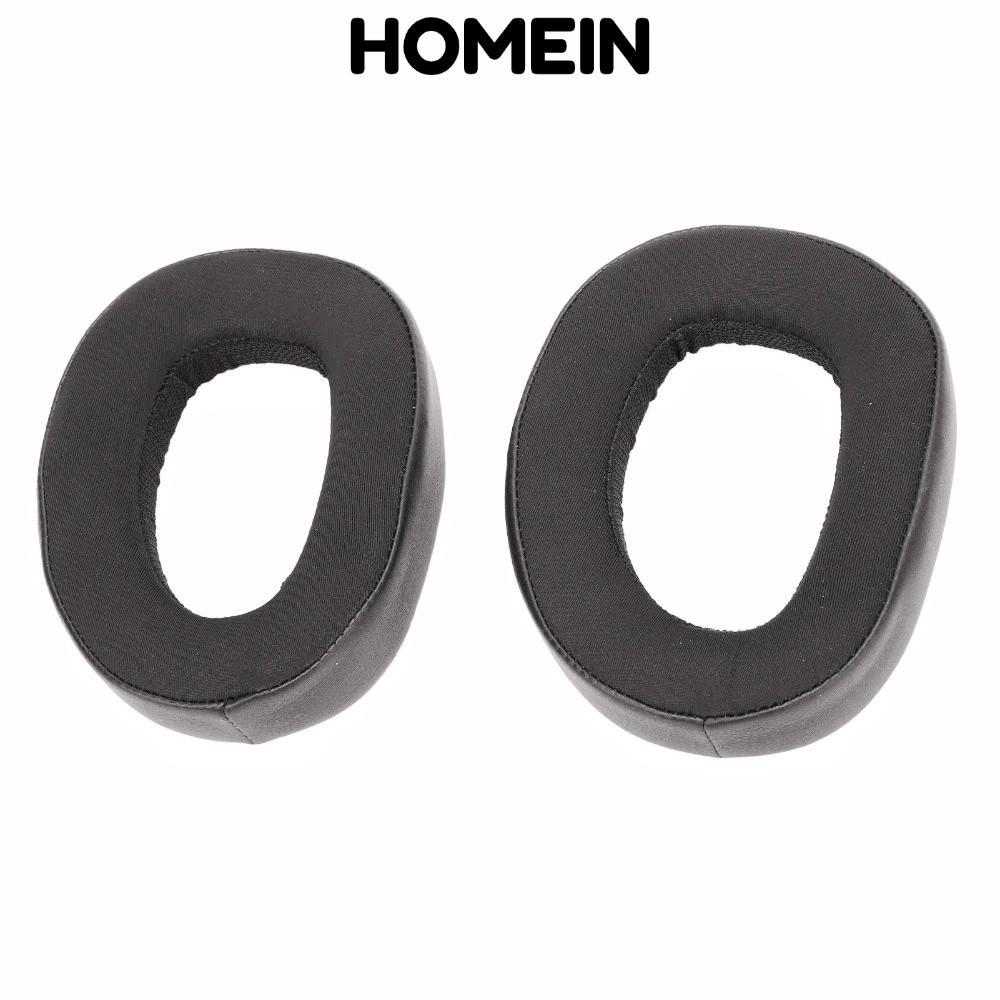HOMEIN 2 Miếng đệm tai Gel làm mát, Đệm tai cách ly tiếng ồn màu đen mềm mại và thoải mái, Vỏ tai ch