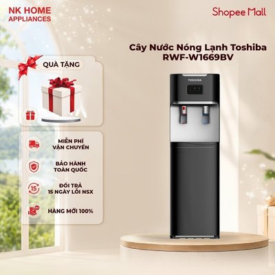 [KOL/KOC] Cây Nước Nóng Lạnh Toshiba RWF-W1669BV - Làm Nóng Lạnh Nhanh - Thiết Kế Hiện Đại - BH Chính Hãng
