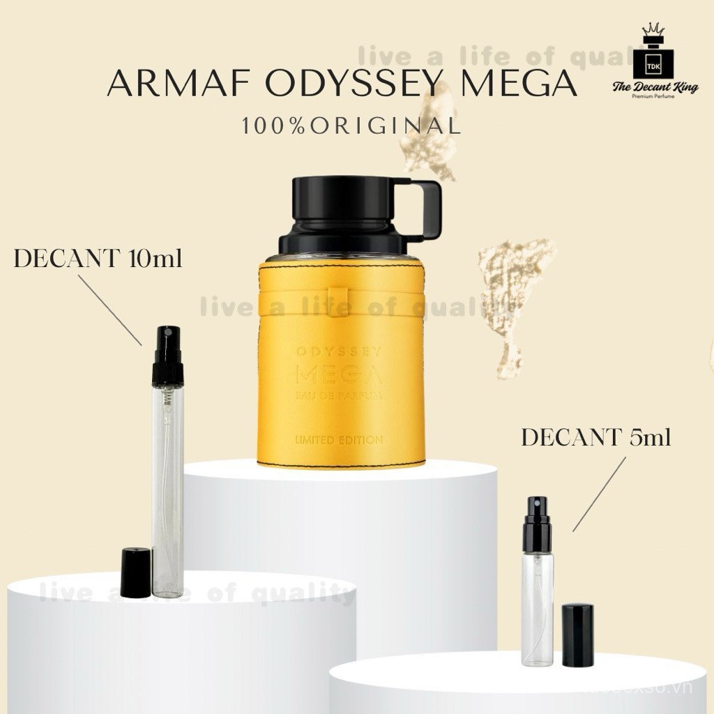 [DECANT] Nước hoa thử nghiệm Armaf Odyssey mega Edp 5ml & 10ml OL3Z