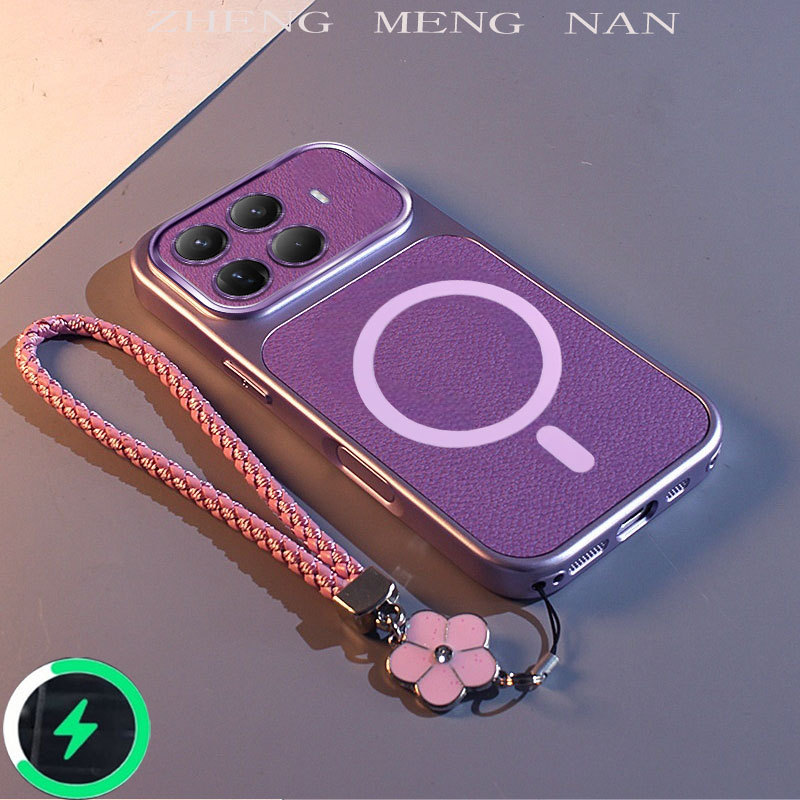 Thích hợp cho XIAOMI 15 PRO 15T pro 15T XIAOMI 15 ULTRA Vòng hút từ tính 3D họa tiết vải thiều mới +