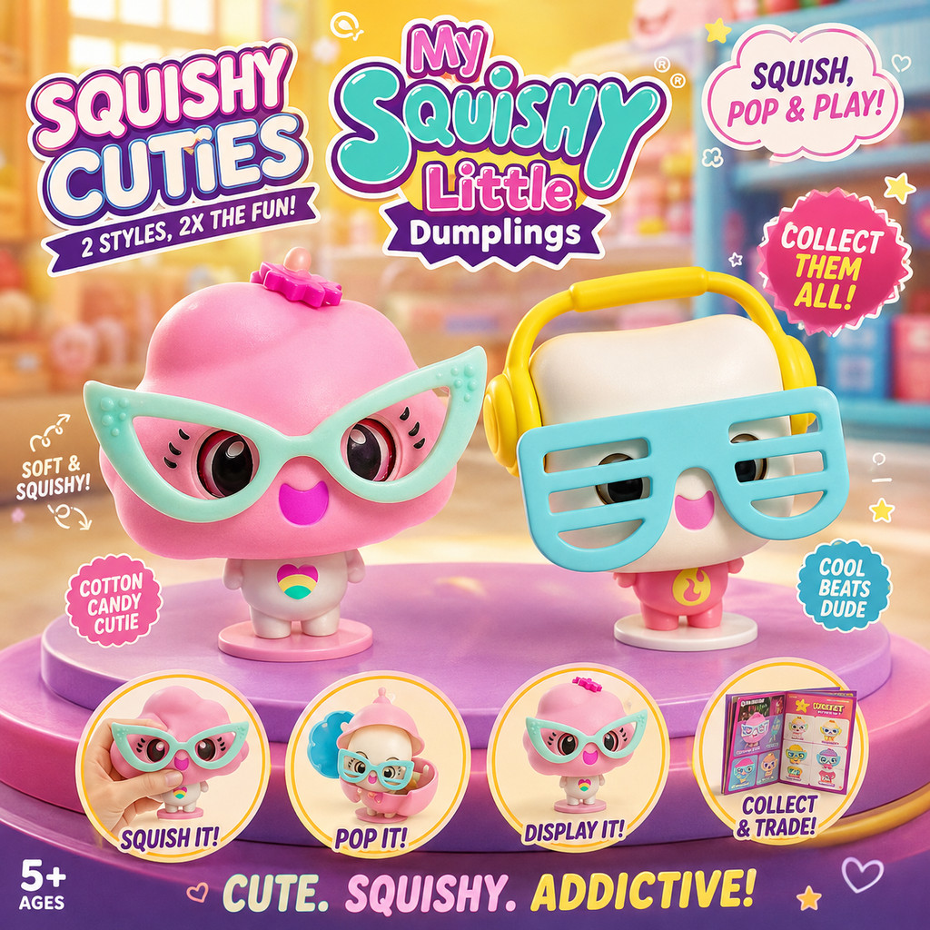 WowWee My Squishy Little Issa Kem Sưu Tập Búp Bê Tương Tác Với Từ Điển Squishionary Và 50 Cảm Xúc Ch