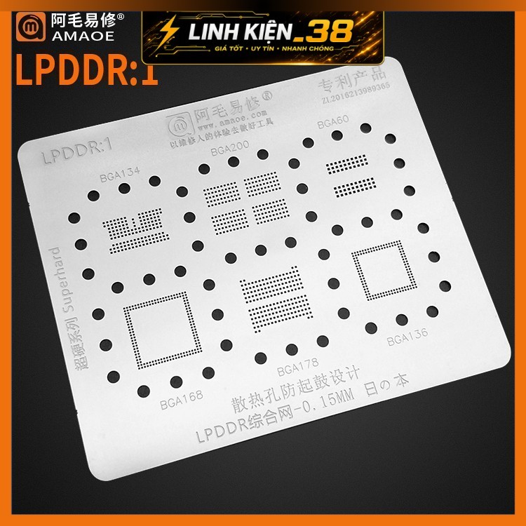 Vỉ làm chân ổ cứng LPDDR1. linhkien_38