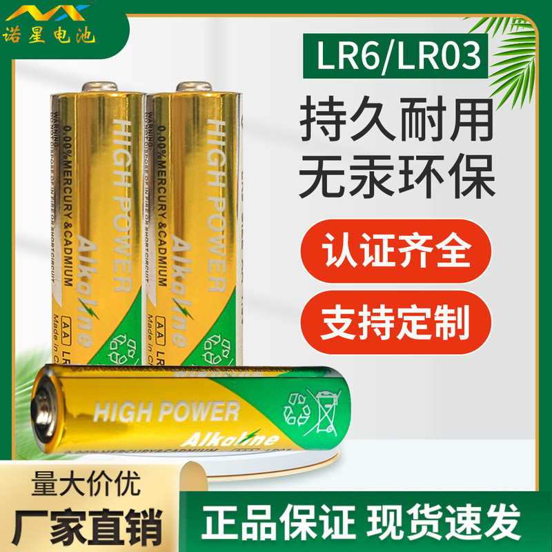 Lô hàng Speedy bán chạy No. 5 Pin Alkaline AA Pin Khô LR6 Alkaline Có Thể OEM OEM Đồ Chơi Pin Được C