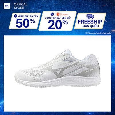 Giày Bóng Chuyền Unisex Mizuno Cyclone Speed 5 - Trắng Xám - V1GA258052