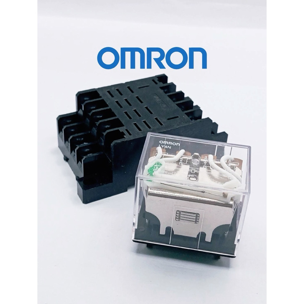 LY4 LY4N có đèn RELAY 12VDC 12VAC 24VDC 48vdc 24VAC 110v 220VAC Ổ cắm để làm việc khẩn cấp Giao hàng