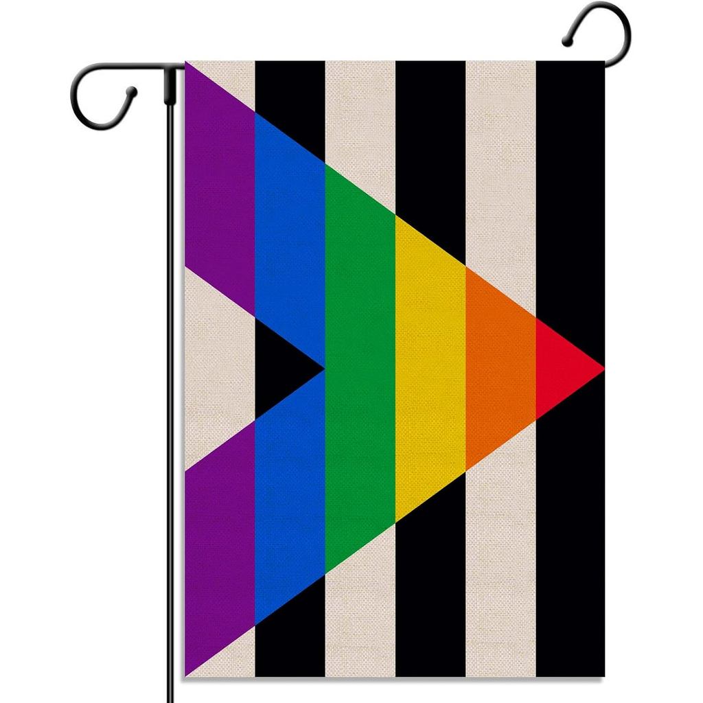 Ally Pride Garden Flag LGBT Rainbow LGBTQ Alliance Gay Pride Hỗ trợ dọc Kích thước sân trang trí ngo