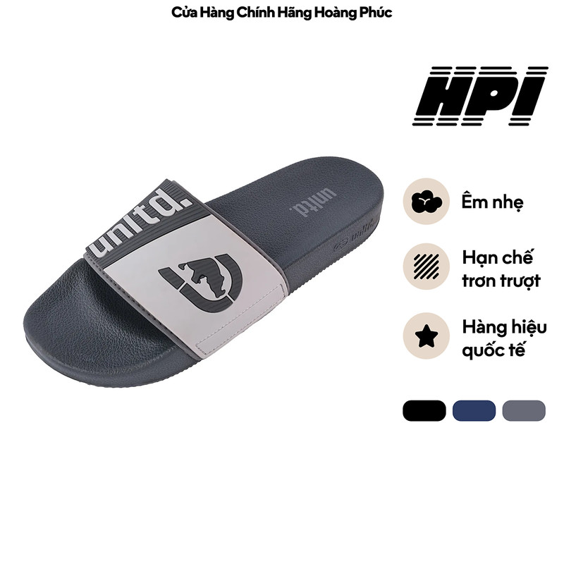 Dép Quai Ngang Nam ECKO UNLTD. Quai Silicone Phối Vải Đế EVA Êm Chân Chống Trượt IS25-25557