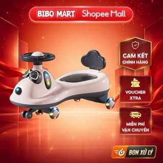 [LIVE] Xe Lắc Trẻ Em Tựa Lưng Có Đèn Nhạc 602 Thiết Kế Hình Cún Dễ Thương - Bibo