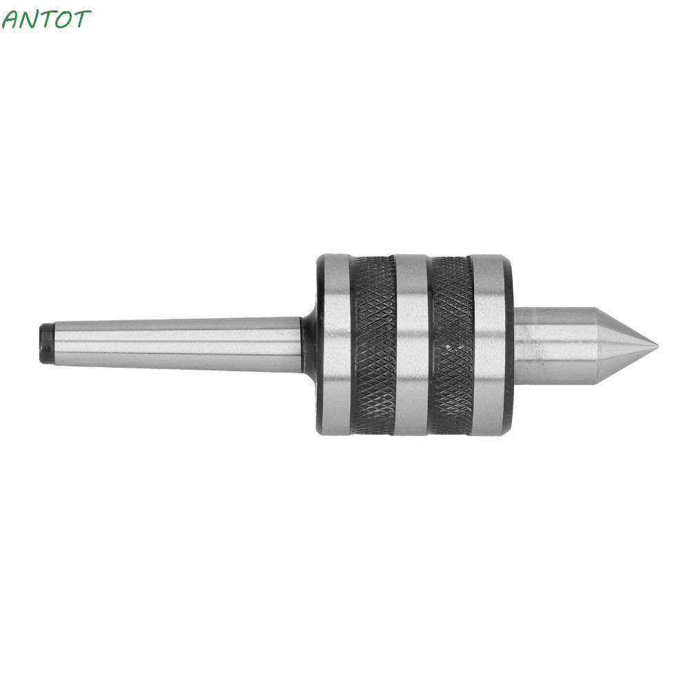 ANTOT Live Center, Ba vòng bi MT1 Morse Taper Morse Taper Live Center, Trung tâm xoay bằng thép màu 