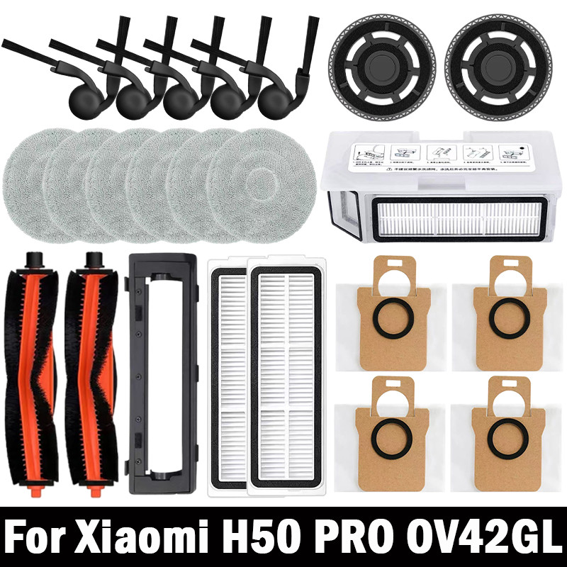 Dành Cho Xiaomi H50 Pro / OV42GL / 5C / OV42CN / H50 / H50 Pro Robot Hút Bụi Phụ Kiện Lau Nhà Túi Bụ