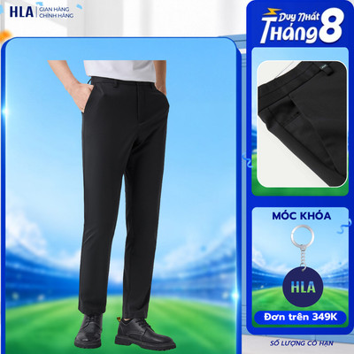 [Mua 2 Giảm 5%] Quần Tây Nam HLA Ống Đứng, Lót Nỉ, Co Giãn Thoải Mái, Phong Cách Công Sở Phù Hợp Nhiều Dịp Khác Nhau