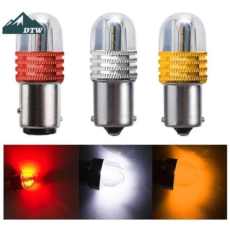 DTW 1156 1157 Đèn hậu xe máy LED Nhấp nháy BA15d Đèn phanh thể thao