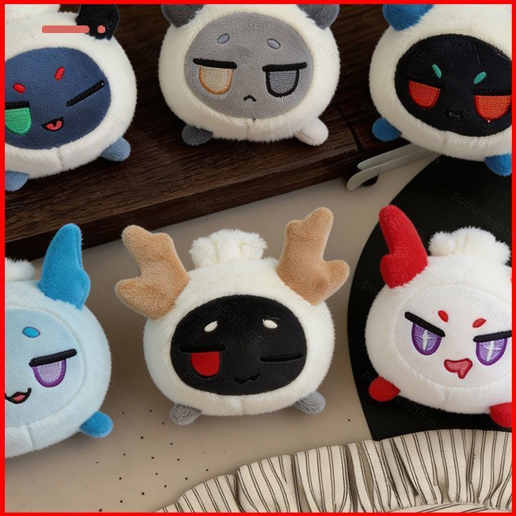 PF Arknights Bong Bóng Rồng Ling Nian Shu Wang Dusk Yu Chongyue Plushie Móc Khóa Túi Dễ Thương Quyến