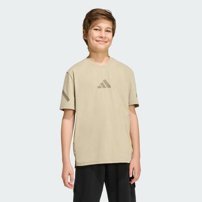 adidas Phong cách sống Áo Thun Co Giãn Z.N.E. Trẻ em nâu KC1961