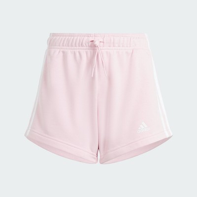 adidas Phong cách sống Quần Short 3 Sọc Essentials Trẻ em Hồng IS2625