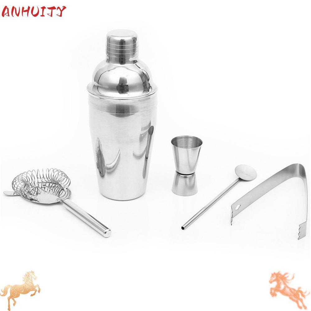 ANHUITYJ Bartender Kit, Bộ đo lường Jigger Strainer Muddler Cocktail Shaker, Dụng cụ pha chế bằng th