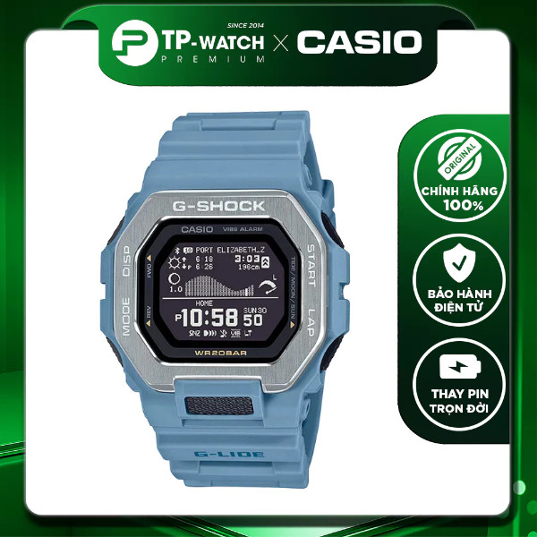 Đồng Hồ Nam Dây Nhựa Casio G-Shock GBX-100-2ADR Bluetooth - Đo Thủy Triều | G-Shock GBX-100-2A G-Lid