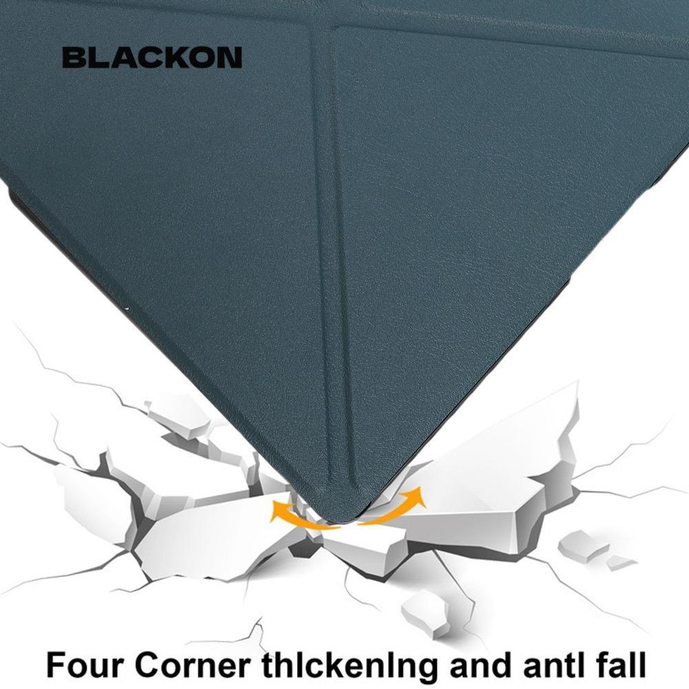 BLACKON E Reader, Auto Sleep Wake Thiết kế đứng có thể gập lại E Book Reader Stand Cover, Khe giữ bú
